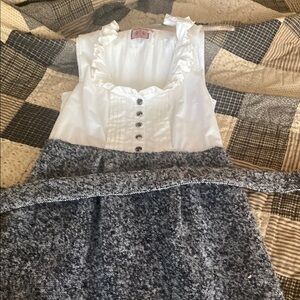 White Ruffled Sleeveless dress